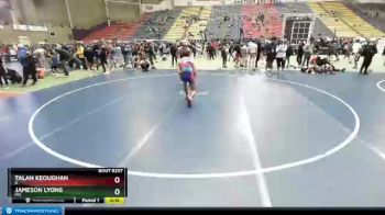 167-179 lbs Round 2 - Jameson Lyons, MO vs Talan Keoughan, IL