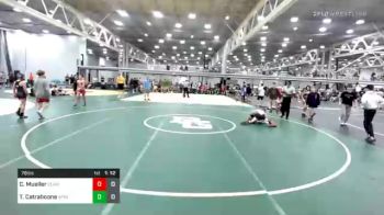 78 lbs Prelims - Cael Mueller, Team Integrity vs Tanner Catraboone, Apex