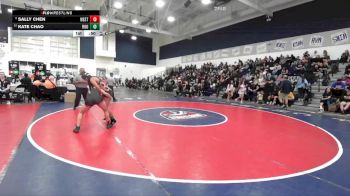 115 lbs Cons. Round 2 - Kate Chao, Eleanor Roosevelt vs Sally Chen, Westminster