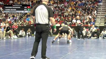 1A-175 lbs Semifinal - Shayden Washburn, Alburnett vs Kanen Decker, Wapsie Valley
