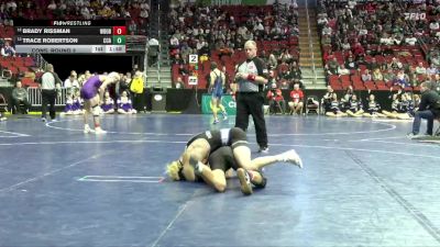 3A-150 lbs Cons. Round 3 - Trace Robertson, Clear Creek-Amana vs Brady Rissman, Western Dubuque