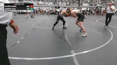 175 lbs Round 4 (6 Team) - Dominic Blue, Team Shutt B Team vs Cayden Oseen, Grit Mat Club Blue