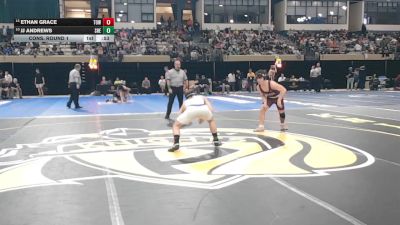 138-4A/3A Cons. Round 1 - JJ Andrews, Sherwood vs Ethan Grace, Towson