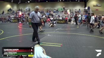 56 lbs Round 2 (6 Team) - Kamdynn Parker, East Kansas Eagles vs Liam Ferguson, Mi Pitbulls Gold