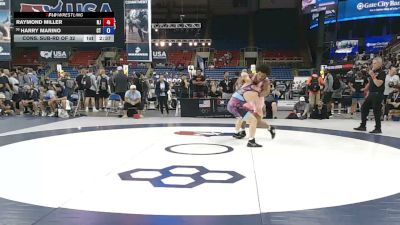 175 lbs Cons. Sub-rd Of 32 - Raymond Miller, New Jersey vs Harry Marino, Connecticut