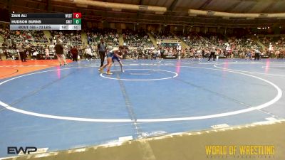 73 lbs Consi Of 8 #1 - Zain Ali, Westshore Wrestling Club vs Hudson Burns, Sebolt Wrestling Academy
