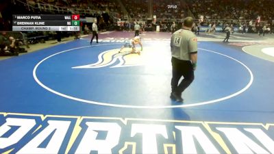 I-132 lbs Champ. Round 2 - Marco Futia, Wallkill vs Brennan Kline, West Genesee