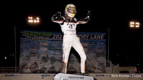 Spencer Bayston Wins First USAC Midget Race In Five Years At Merced