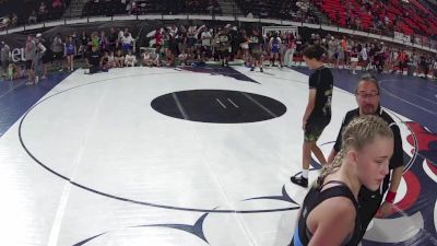 114.3-128.4 lbs Quarters - Kaihawanawana Lind, Hawaii vs Adalie Hazlett, Montana