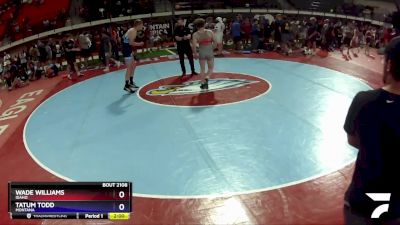 145 lbs Quarterfinal - Wade Williams, Idaho vs Tatum Todd, Montana