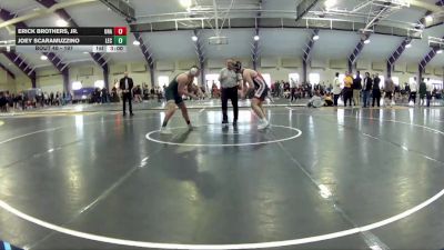 197 lbs Champ. Round 1 - Joey Scaramuzzino, Lake Erie College vs Erick Brothers, Jr., Unattached