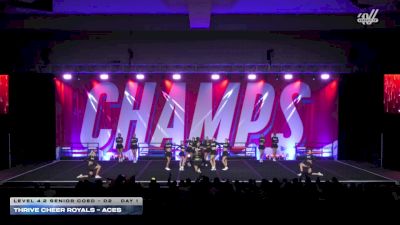 Thrive Cheer Royals - Aces [2025 L4.2 Senior Coed - D2 Day 1] 2025 CHAMPS Grand Nationals