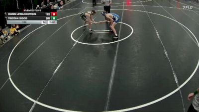 126 lbs Quarterfinals (8 Team) - Owen Lewandowski, Tri County vs Tristan Sisco, Syracuse