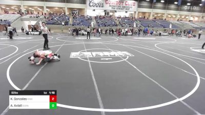 82 lbs Semifinal - Kalijah Gonzales, Kingdom vs Aiden Axtell, Duran Elite