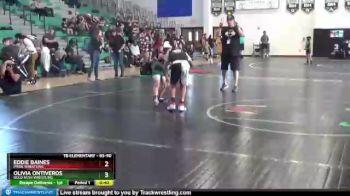 83 lbs Round 3 - Olivia Ontiveros, Gold Rush Wrestling vs Eddie Baines, Pride Wrestling