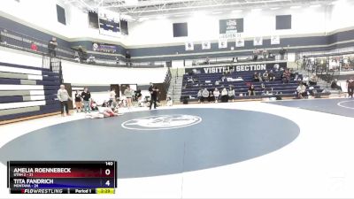 140 lbs Finals (2 Team) - Amelia Roennebeck, Utah 2 vs Tita Fandrich, Montana