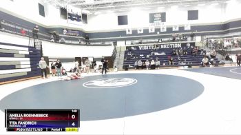 140 lbs Finals (2 Team) - Amelia Roennebeck, Utah 2 vs Tita Fandrich, Montana