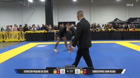 Christopher John Regan vs Everilton Paulino Da Silva 2026 Pan IBJJF Jiu-Jitsu No-Gi Championship