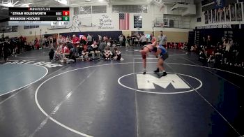 172 lbs Quarterfinal - Ethan Holdsworth, Northwestern Hs vs Brandon Hoover, Cambridge Springs Hs