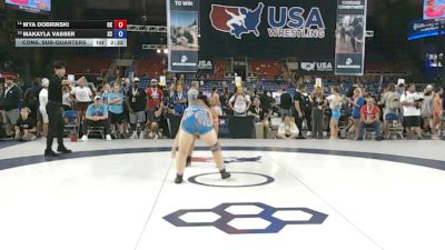170 lbs Cons. Sub-quarters - Mya Dobrinski, Oklahoma vs Makayla Vasser, South Carolina