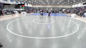 107 lbs Quarterfinal - Havana Gonzalez, Colgan vs Kaylee Campbell, Page County