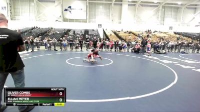 80 lbs Cons. Round 3 - Elijah Meyer, Nor Tonawaa Wrestling Club vs Oliver Combs, B2 Wrestling Academy