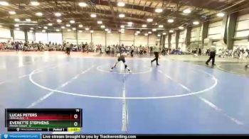 76 lbs Round 1 (6 Team) - Lucas Peters, Iowa Black vs Everette Stephens, Minion Green