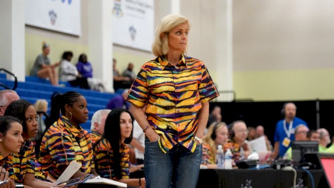 Here's Kim Mulkey's Gameday Fit From LSU WBB Win At Cayman Islands Classic