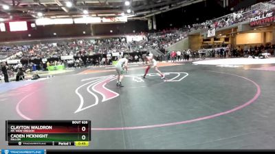 145 lbs Cons. Round 1 - Clayton Waldron, Mt. View Oregon vs Caden McKnight, Fallon