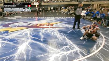 127 lbs Semis & 1st Wrestleback (8 Team) - Turner Beachy, Staples-Motley, MN vs Benjamin Braunschweig, Evansville, WI