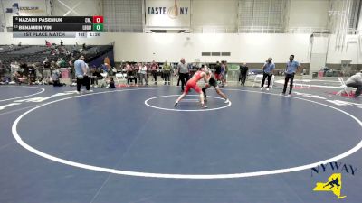 120 lbs 1st Place Match - Benjamin Yin, Long Beach Gladiators Wrestling vs Nazarii Paseniuk, Club Not Listed