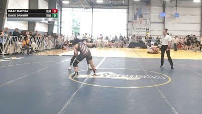 132 lbs Rr Rnd 2 - Isaac Mayora, Claw & Conquer - HSB vs David Dansou, Team Diamond Fish - HSB