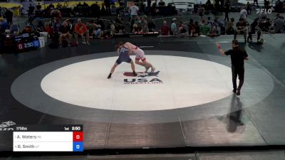 175 lbs Semis - Adam Waters, PA vs Ben Smith, UT