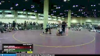 195 lbs Semis & Wb (16 Team) - Aiden Gatton, Westside WC vs Noah Wenzel, Dakota Wrestling Nation