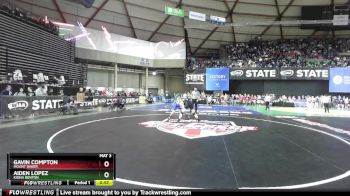 Boys 1A 144 lbs Cons. Semi - Gavin Compton, Mount Baker vs Aiden Lopez, Kiona Benton