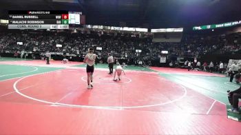 140 lbs Cons. Round 3 - Daniel Russell, WGW2 vs Malachi Robinson, BAB1