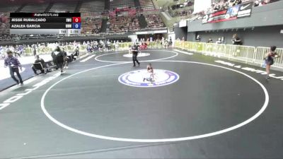 43 lbs 3rd Place Match - Jesse Rubalcado, Scotsmen Wrestling Club vs Azalea Garcia, Red Wave Wrestling