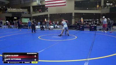 165 lbs Quarterfinal - Curtis Glossip, MO vs Dante Hutchings, CO