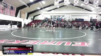 170 lbs Semifinal - Jadine Mata, Schreiner University vs Audrey Driskell, Eureka