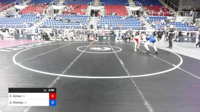 126 lbs Cons 32 #1 - Charlie Dykes, Missouri vs David Ritchey, Oklahoma