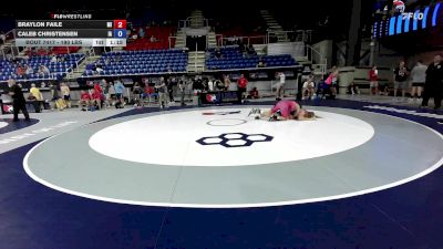 190 lbs Cons. Sub-rd Of 32 - Braylon Faile, MI vs Caleb Christensen, IA