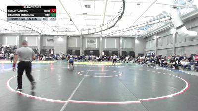 132 lbs Consi Of 16 #1 - Emilly Cabral, Trumbull vs Danerys Mosquea, Platt