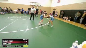 78-81 lbs Round 3 - Emma Bunn, Toro World Club vs Everly Ryder, Toro World Club
