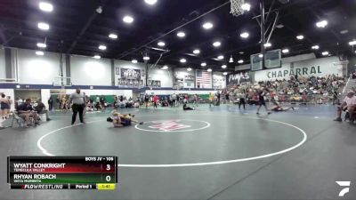 106 lbs Semifinal - Rhyan Robach, Vista Murrieta vs Wyatt Conkright, Temecula Valley