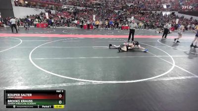 97 lbs Champ. Round 2 - Brooks Krauss, Askren Wrestling Academy vs Kouper Salter, Crass Trained