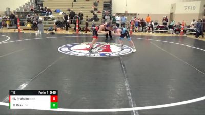 110 lbs Cons. Semi - Brecken Grav, Legends Of Gold vs Brody Preheim, Berge Elite Wrestling Academy