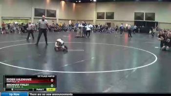 60 lbs Finals (2 Team) - Brennan Finley, Missouri Black vs Ryder Uhlenhake, Iowa Gold