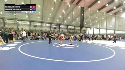 Junior Boys FS - 165 lbs Champ. Round 1 - Marcelas Curtis, OR vs Andrew Peterson, CA