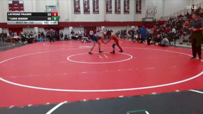 149 lbs Champ. Round 1 - Layronz Fraser, Clackamas Community College vs Luke Jensen, Unattached