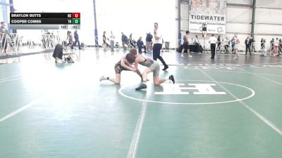 106 lbs Consi Of 32 #2 - Braylon Butts, NC vs Cooper Combs, TN